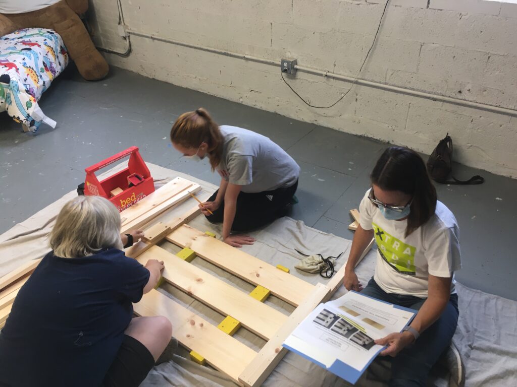 Bed Making for the Homeless - Service Project! - It was Awesome!!!