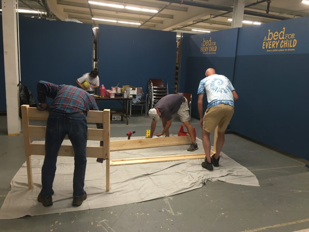 Bed Making for the Homeless - Service Project! - It was Awesome!!!