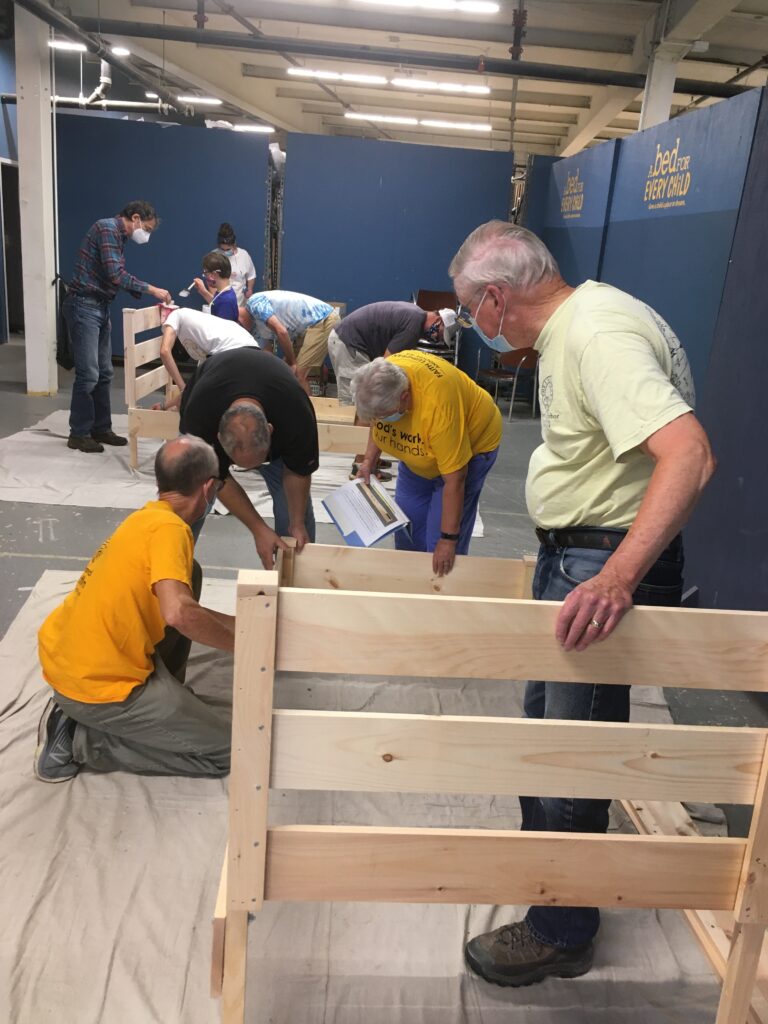 Bed Making for the Homeless - Service Project! - It was Awesome!!!