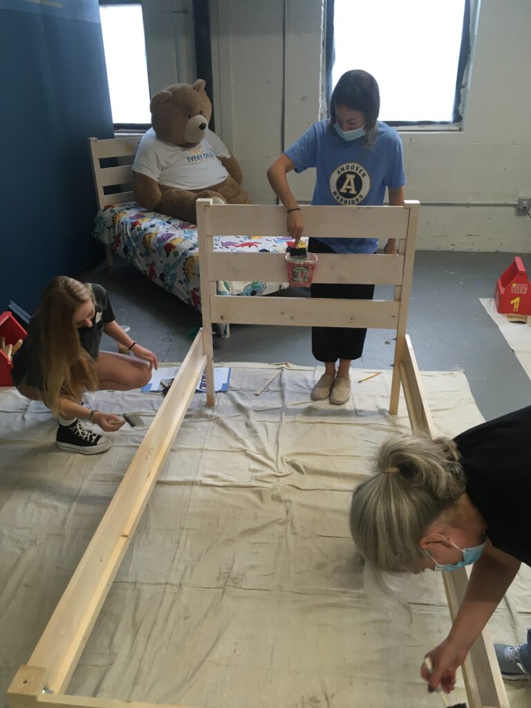 Bed Making for the Homeless - Service Project! - It was Awesome!!!