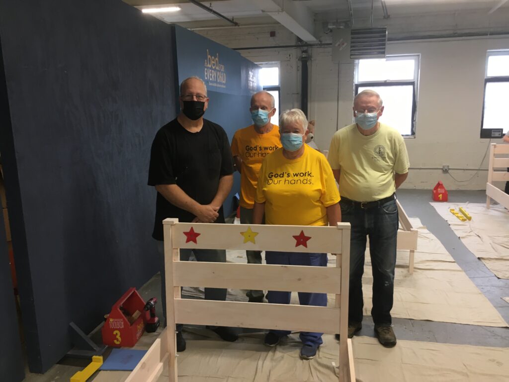 Bed Making for the Homeless - Service Project! - It was Awesome!!!