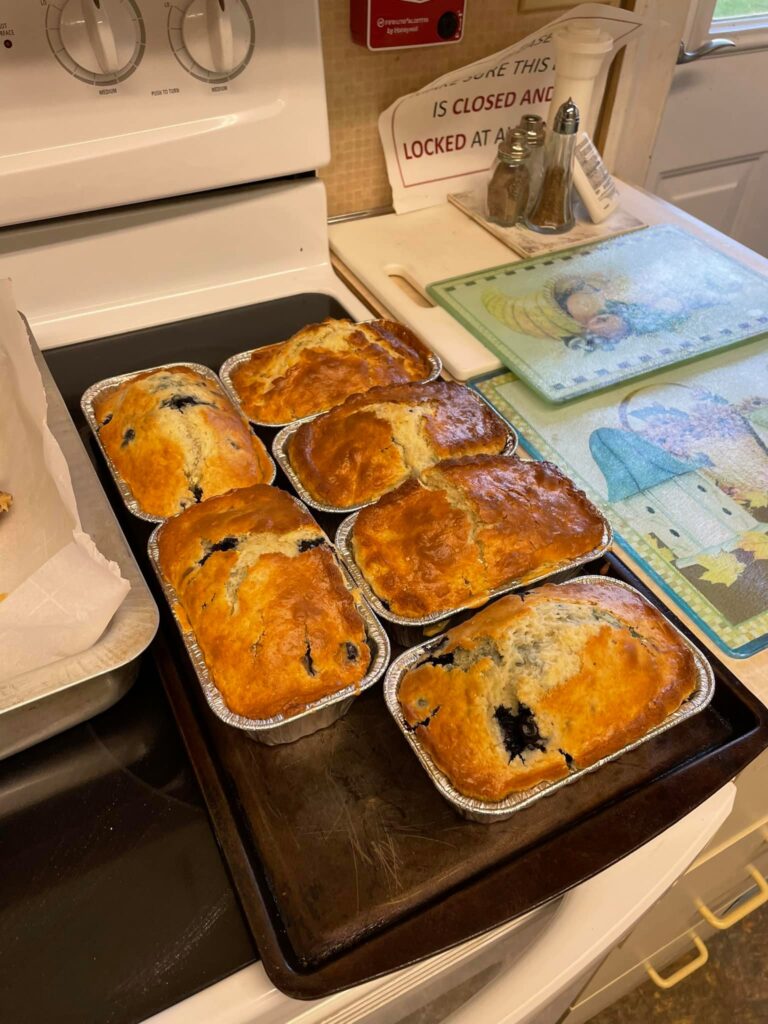 High School Youth Group - Bread Making for "Seniors" and "Shut-ins" of the church!
