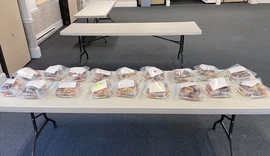 High School Youth Group - Bread Making for "Seniors" and "Shut-ins" of the church!