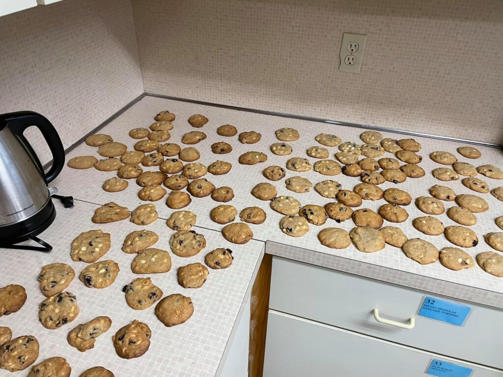 High School Youth Group - Bread Making for "Seniors" and "Shut-ins" of the church!