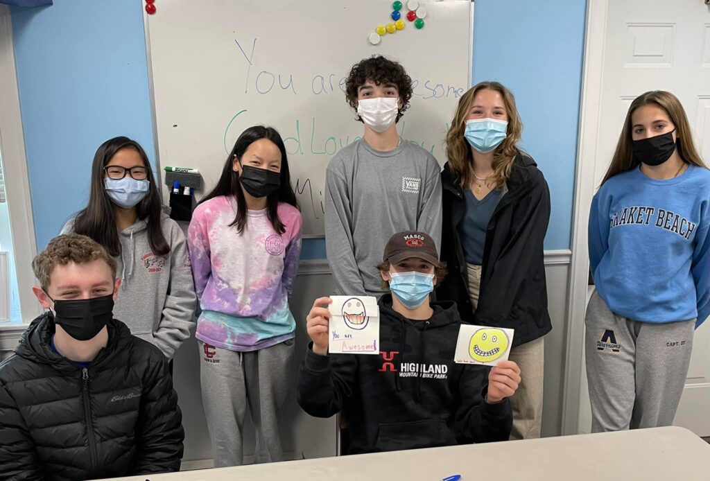 High School Youth Group - Bread Making for "Seniors" and "Shut-ins" of the church!