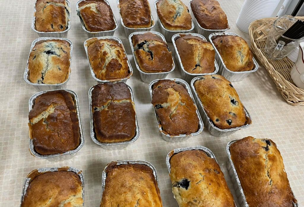 High School Youth Group - Bread Making for "Seniors" and "Shut-ins" of the church!