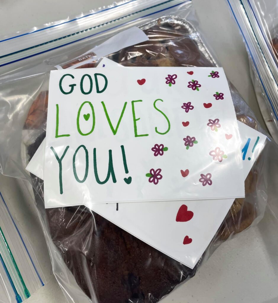 High School Youth Group - Bread Making for "Seniors" and "Shut-ins" of the church!